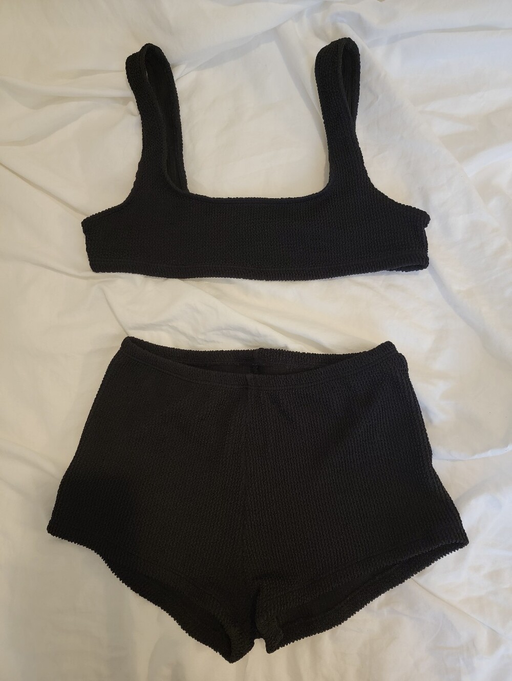Los Angeles Apparel Crinkle Swimsuit